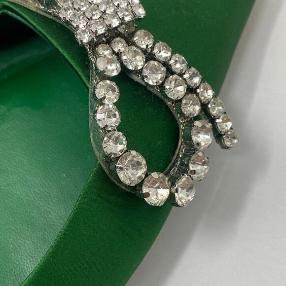 Zara Embellished Bow Heeled Slingbacks 39 - Picture 6 of 8